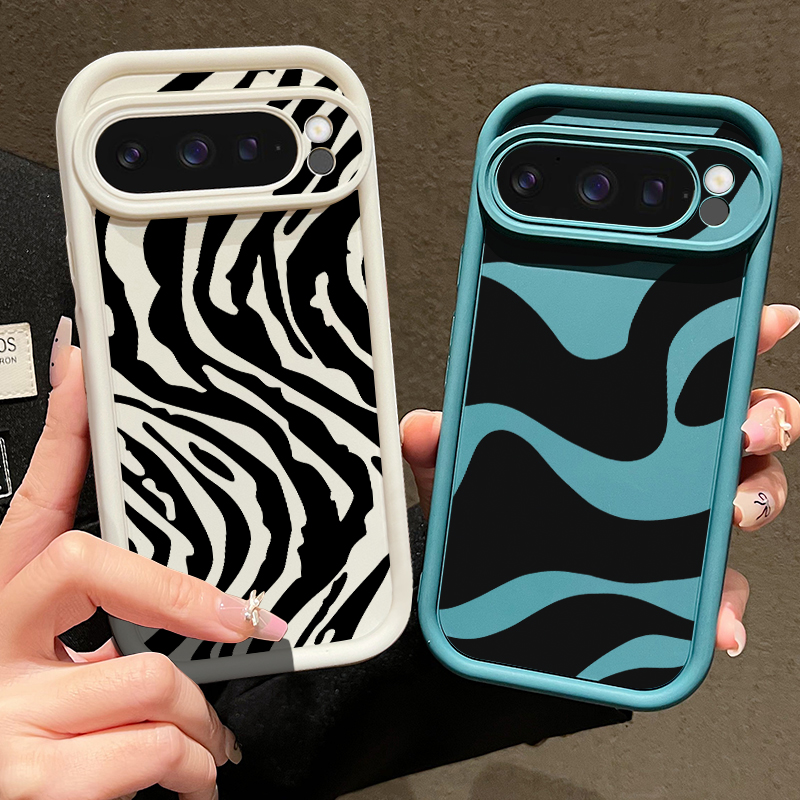 Google Pixel 9 - TPU-Handyhülle mit Zebra-Muster für Google Pixel