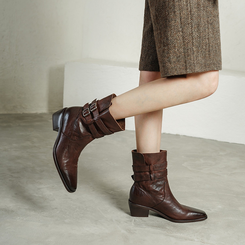 NEUE Herbst-Damenstiefel aus E – Leather Classic Strap Bewertung und Preis