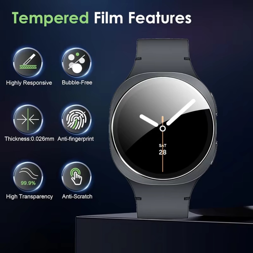 Schnell zu klebende Schutzfoli – Samsung Smartwatch Accessories Bewertung und Preis