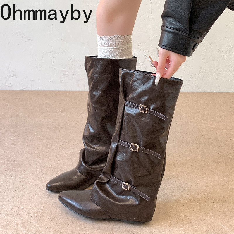 Damen Lederstiefel bis zum Kni – Leather Classic Strap Bewertung und Preis