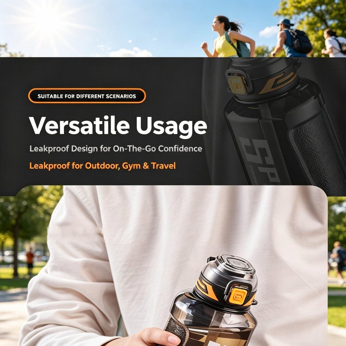 1000ml Sport-Wasserflasche mit – Rugged Sport Strap Bewertung und Preis