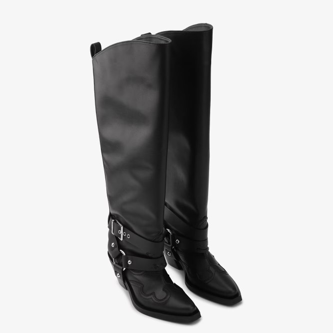 Kniehohe Cowboystiefel aus sch – Leather Classic Strap Bewertung und Preis